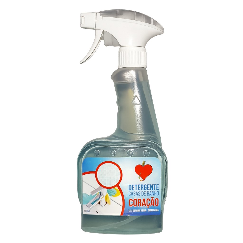 Detergente Casas de Banho Coração