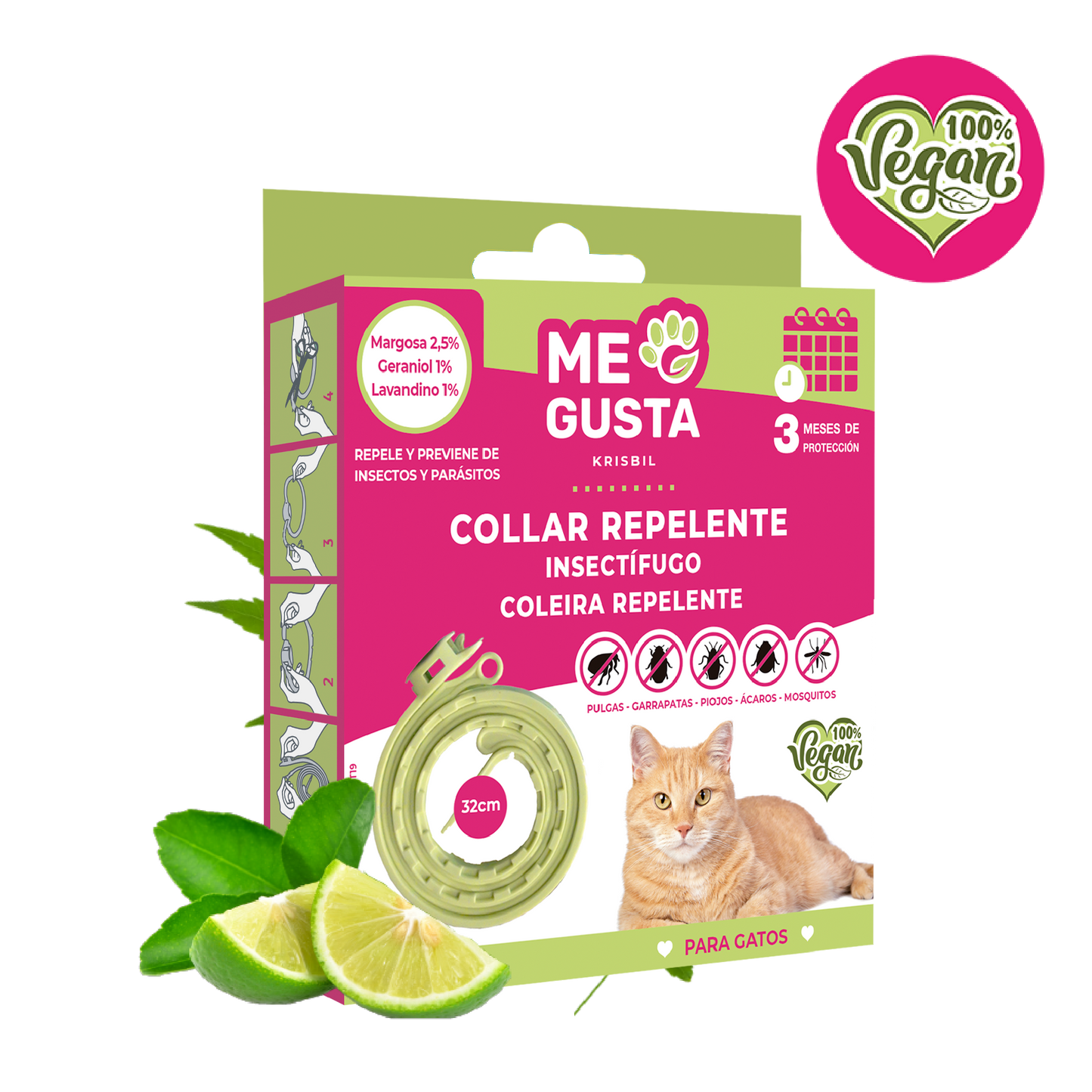 Coleira Repelente Gato