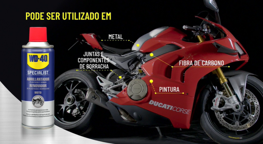 WD-40 Moto Renovador de Plásticos e Borrachas